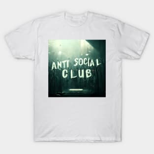 Anti Social Club - where we do not show up for meetings T-Shirt